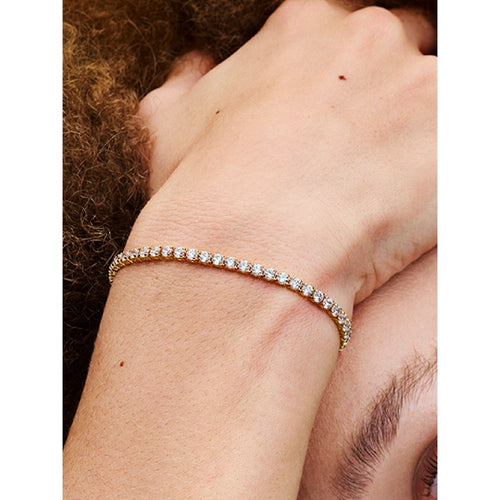 Bracciale Tennis Dorato