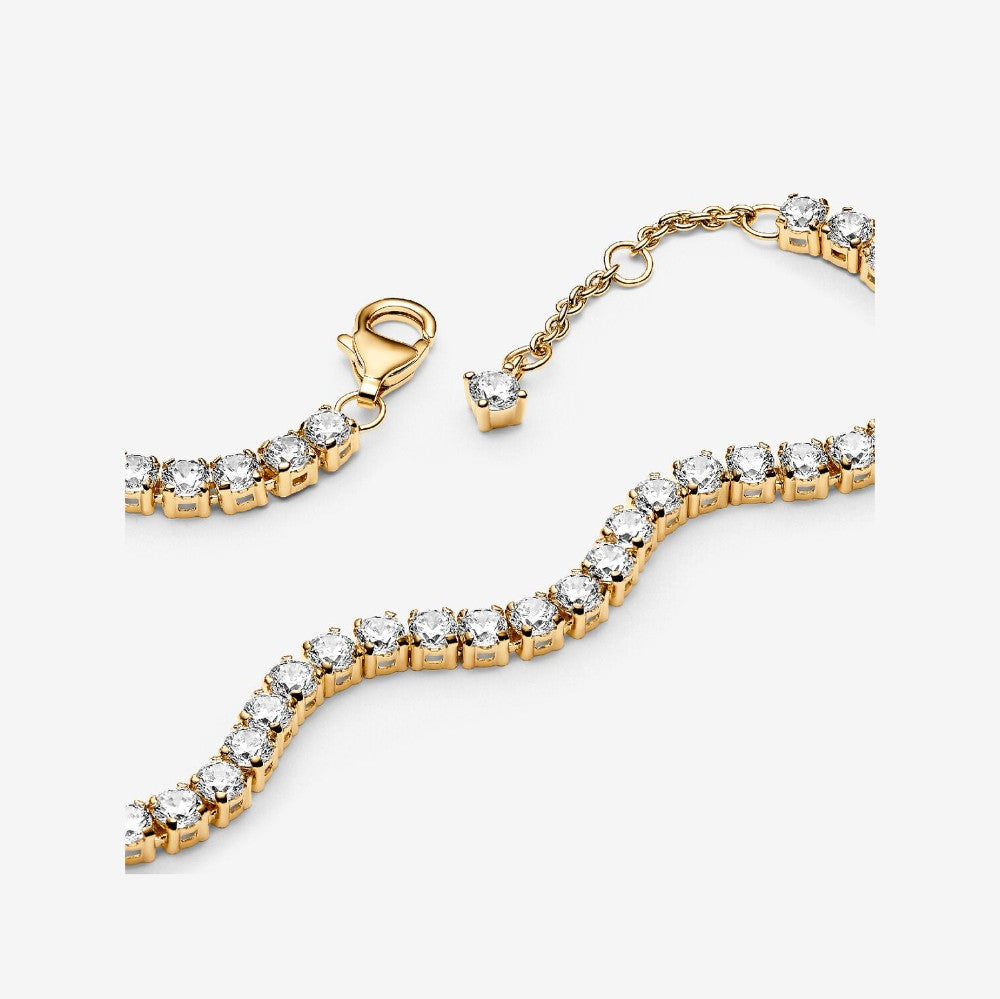 Bracciale Tennis Dorato