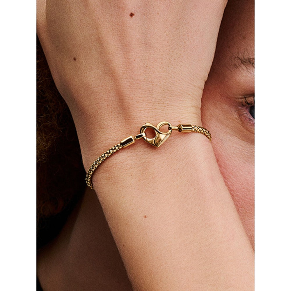 Bracciale con maglia geometrica