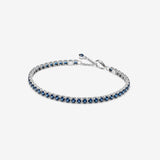 Bracciale Tennis con Pietre Blu