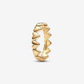 Pandora | Anello Fascia a Cuori Be Love Dorato