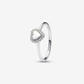 Pandora | Anello Cuore e Pavè da incidere