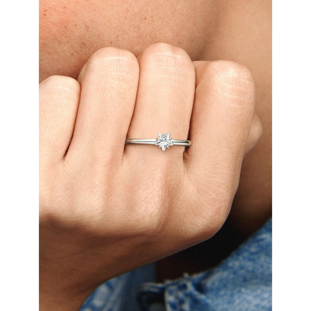 Pandora | Anello Solitario Stella Celeste