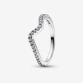 Pandora | Anello Onda Pietre Luminose