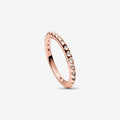 Anello Geometrico con Pietre Pandora ME Oro Rosa