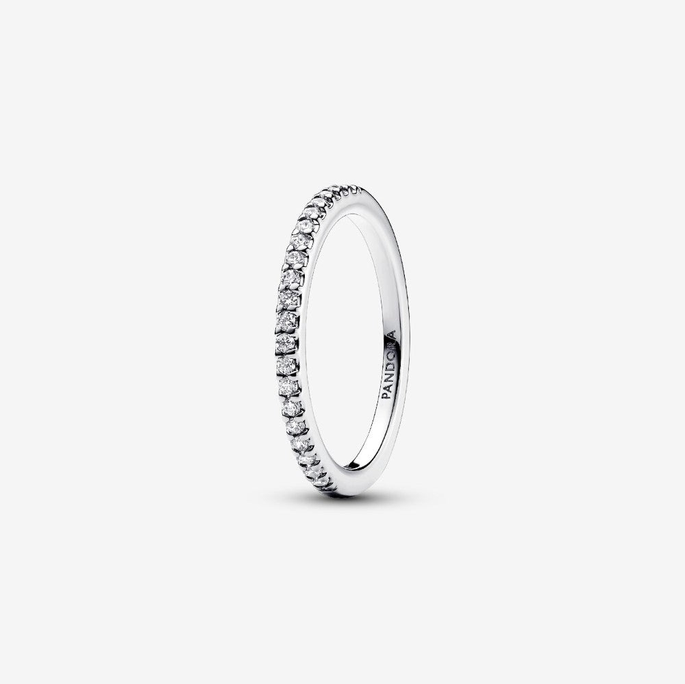 Pandora | Anello Pavè Fascia Sottile