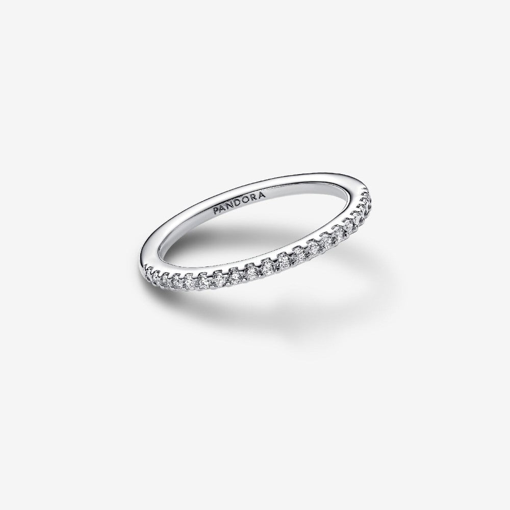 Pandora | Anello Pavè Fascia Sottile