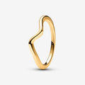 Pandora | Anello Onda Dorato