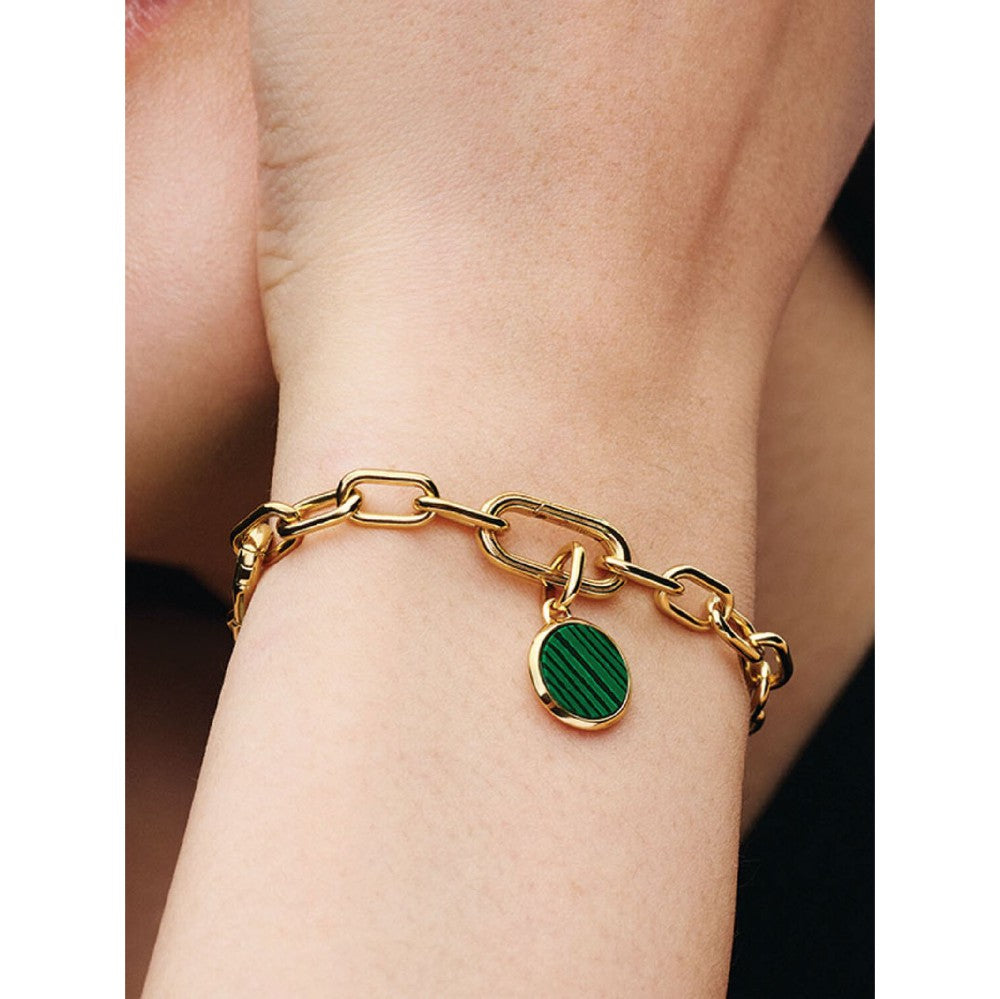 Charm Medallion Mini Verde da incidere Pandora ME