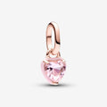 Charm Mini Pendente Pink Chakra Heart Pandora ME