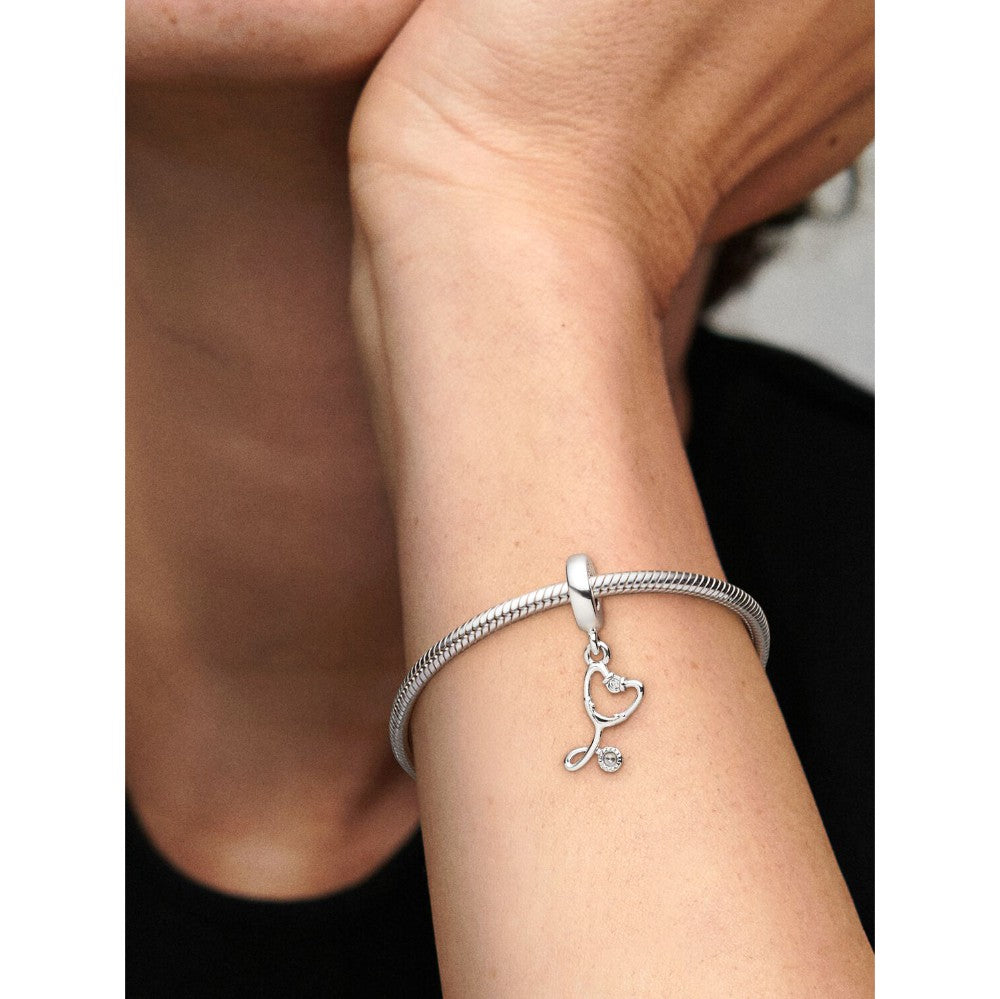 Charm Pendente Stetoscopio Cuore
