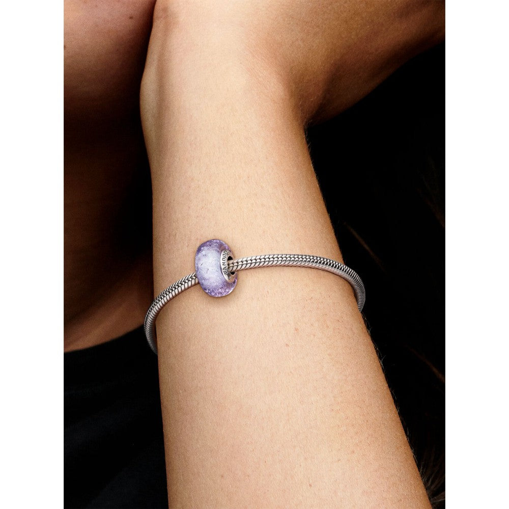 Charm Vetro di Murano Lavanda