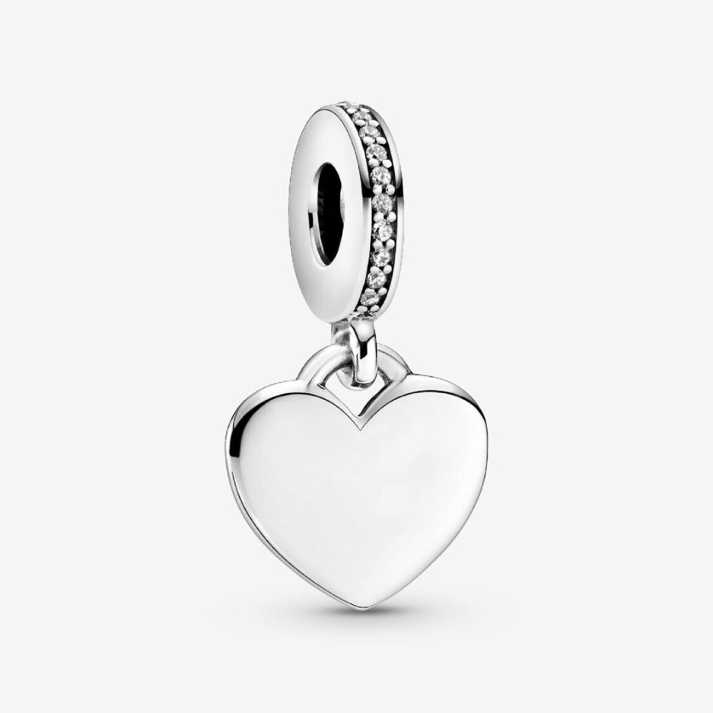 Charm Cuore Pendente da incidere