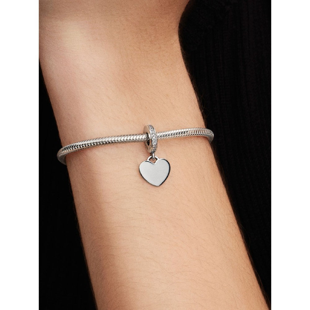 Charm Cuore Pendente da incidere