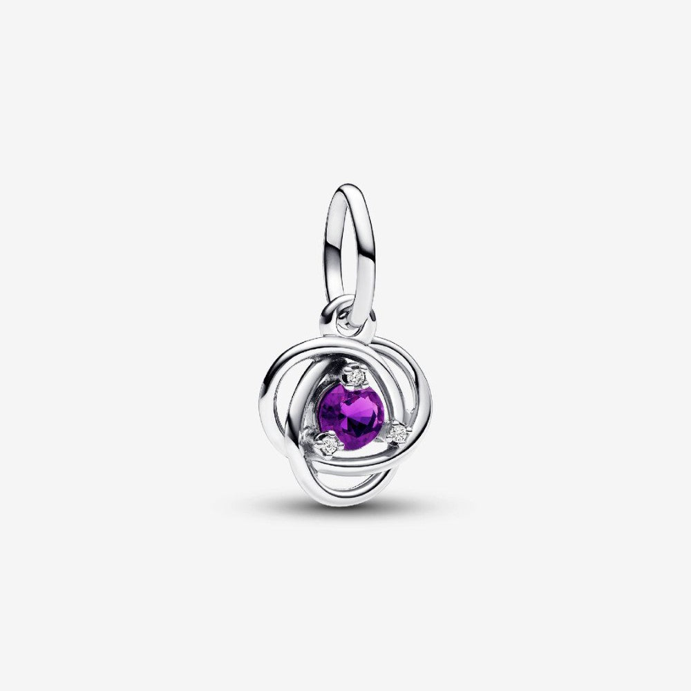 Pendente Cerchio Eterno Viola Febbraio
