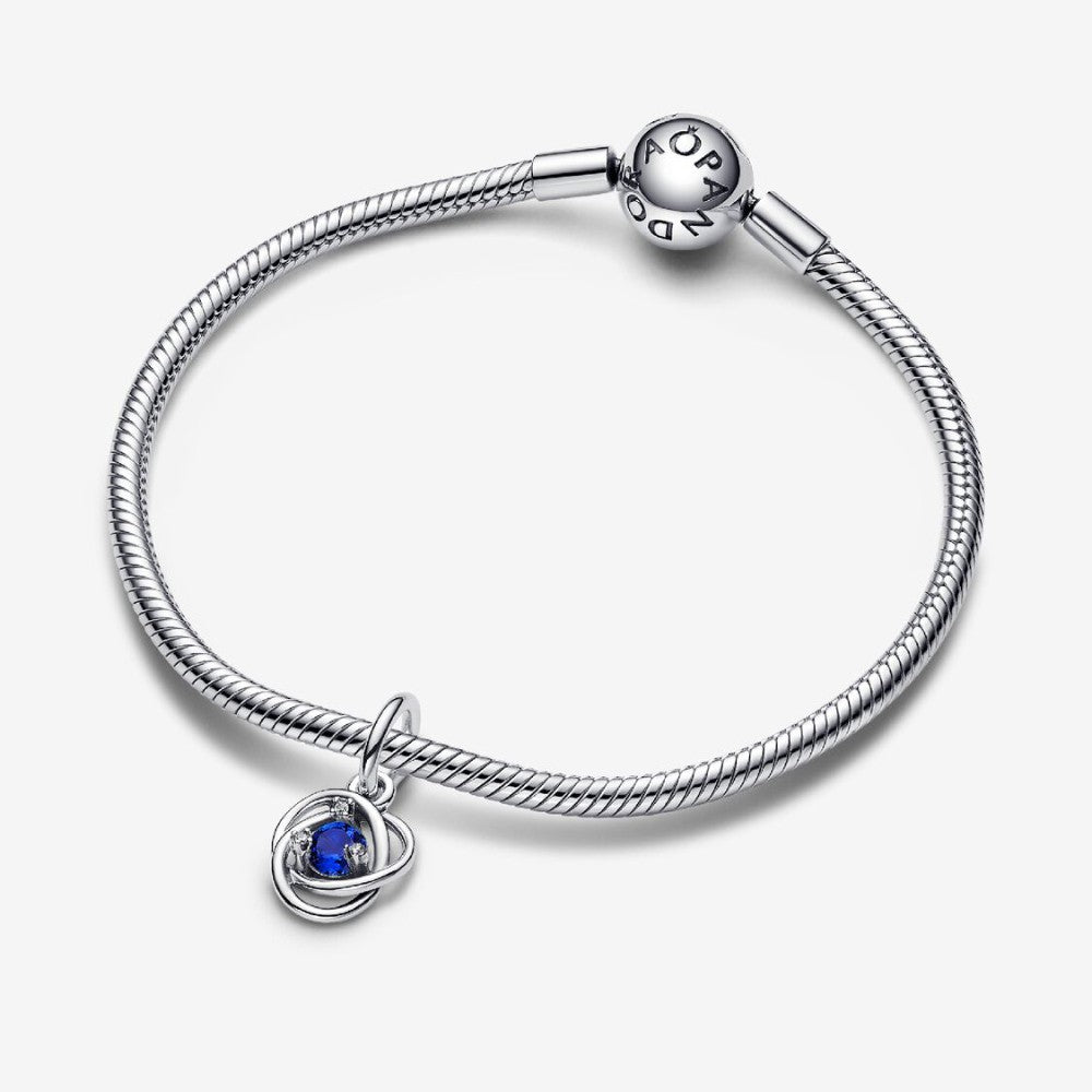 Pendente Cerchio Eterno Blu Settembre
