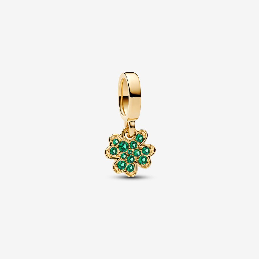 Pendente Quadrifoglio verde piccolo