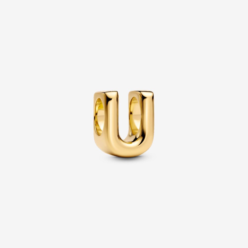 Charm Lettera U piccola