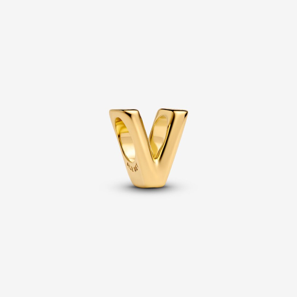 Charm Lettera V piccola