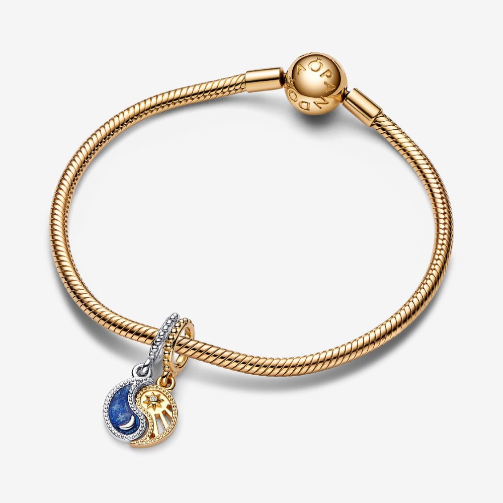 Charm Pendente Sole e Luna Divisibile