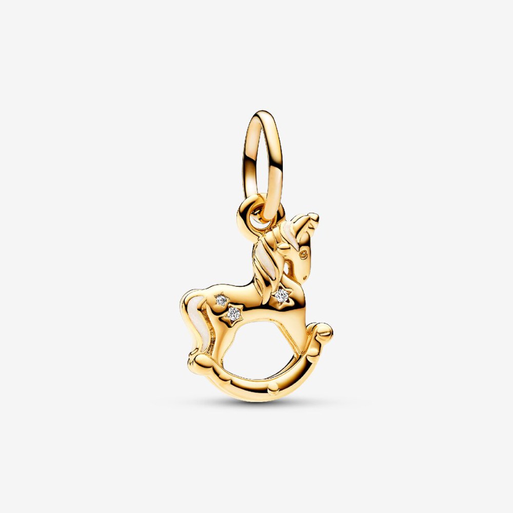 Charm Pendente Unicorno a Dondolo