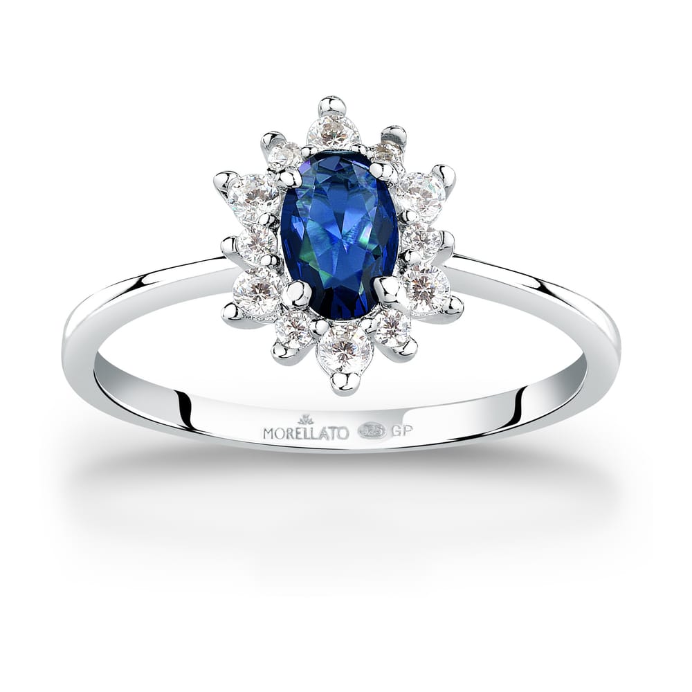 Anello Duchessa in Argento e Zirconi Blu – Morellato SAIW154