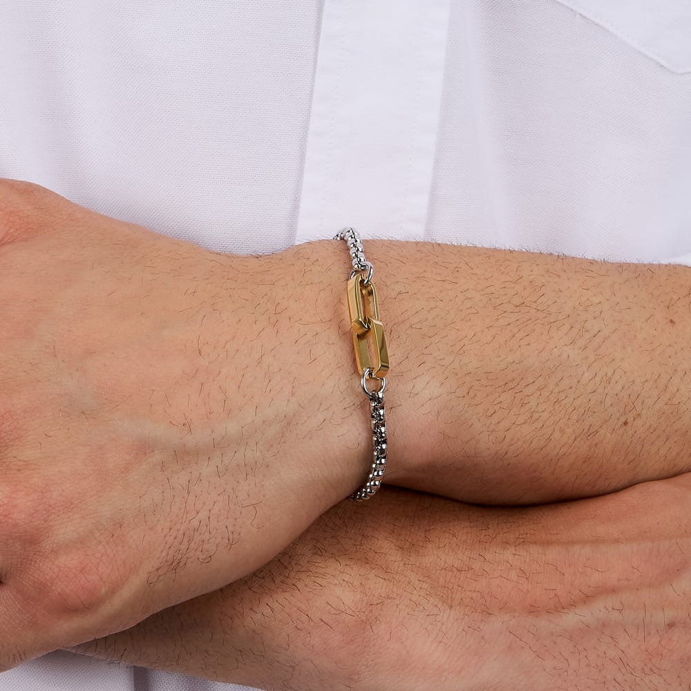 Bracciale Motown a Catena in Acciaio – Morellato SABY14 indossato