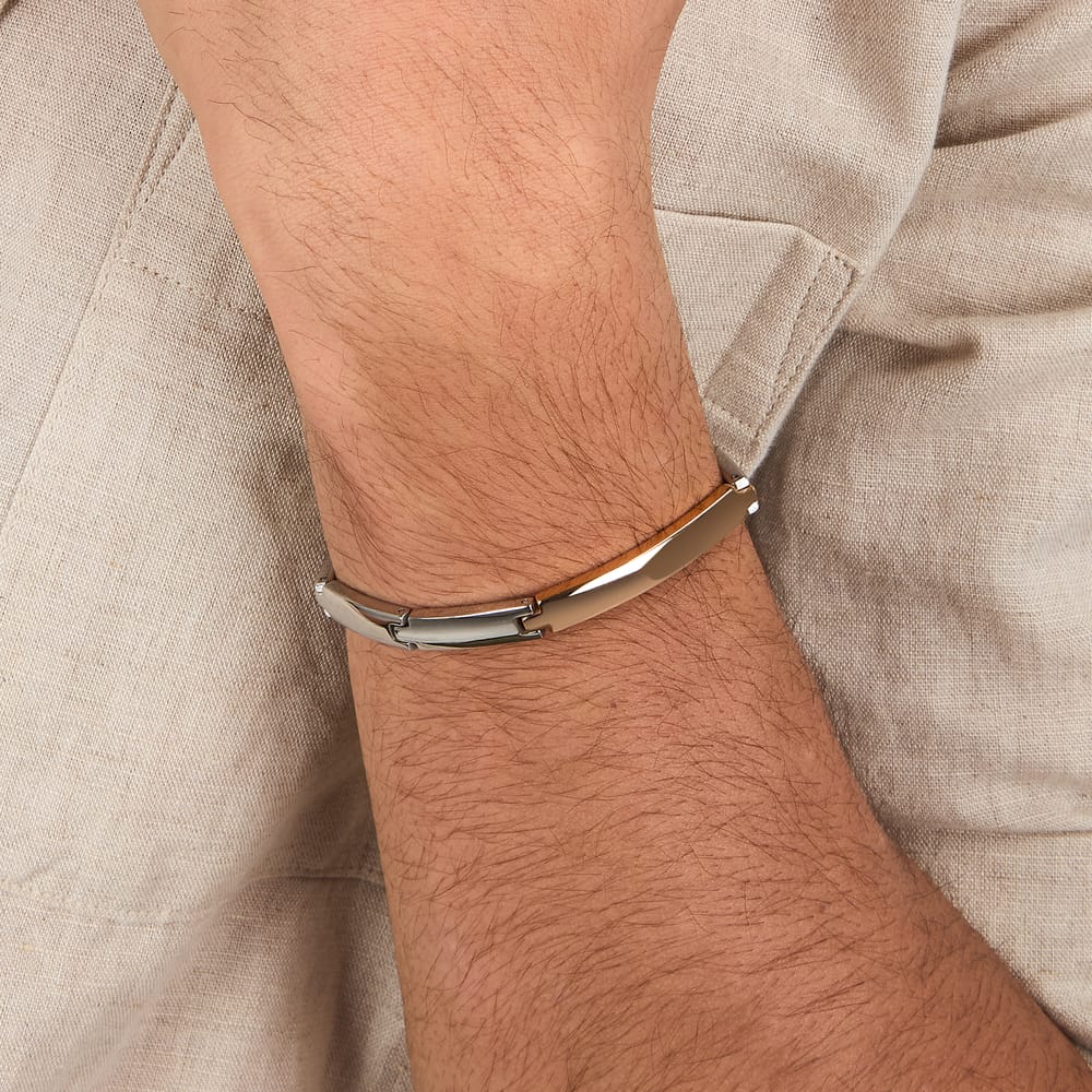 Bracciale Motown in Acciaio Bicolore – Morellato SALS106 indossato