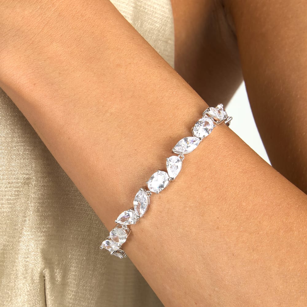 Bracciale Riflessi in Argento e Zirconi Bianchi – Morellato SABC06 indossato