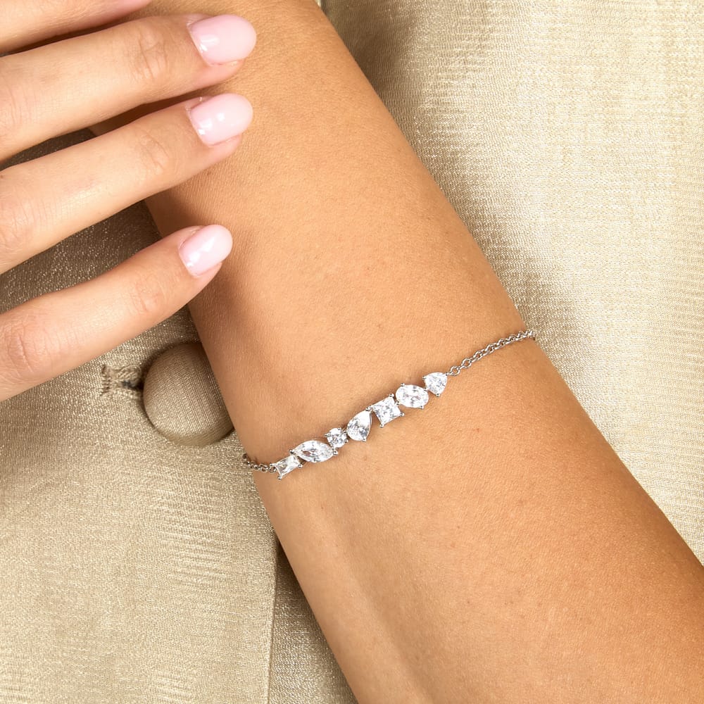 Bracciale Riflessi in Argento e Zirconi Bianchi – Morellato SABC14 indossato