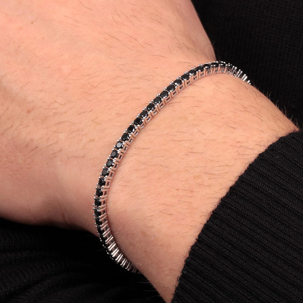 Bracciale Tennis in Argento – Morellato SATN02 indossato