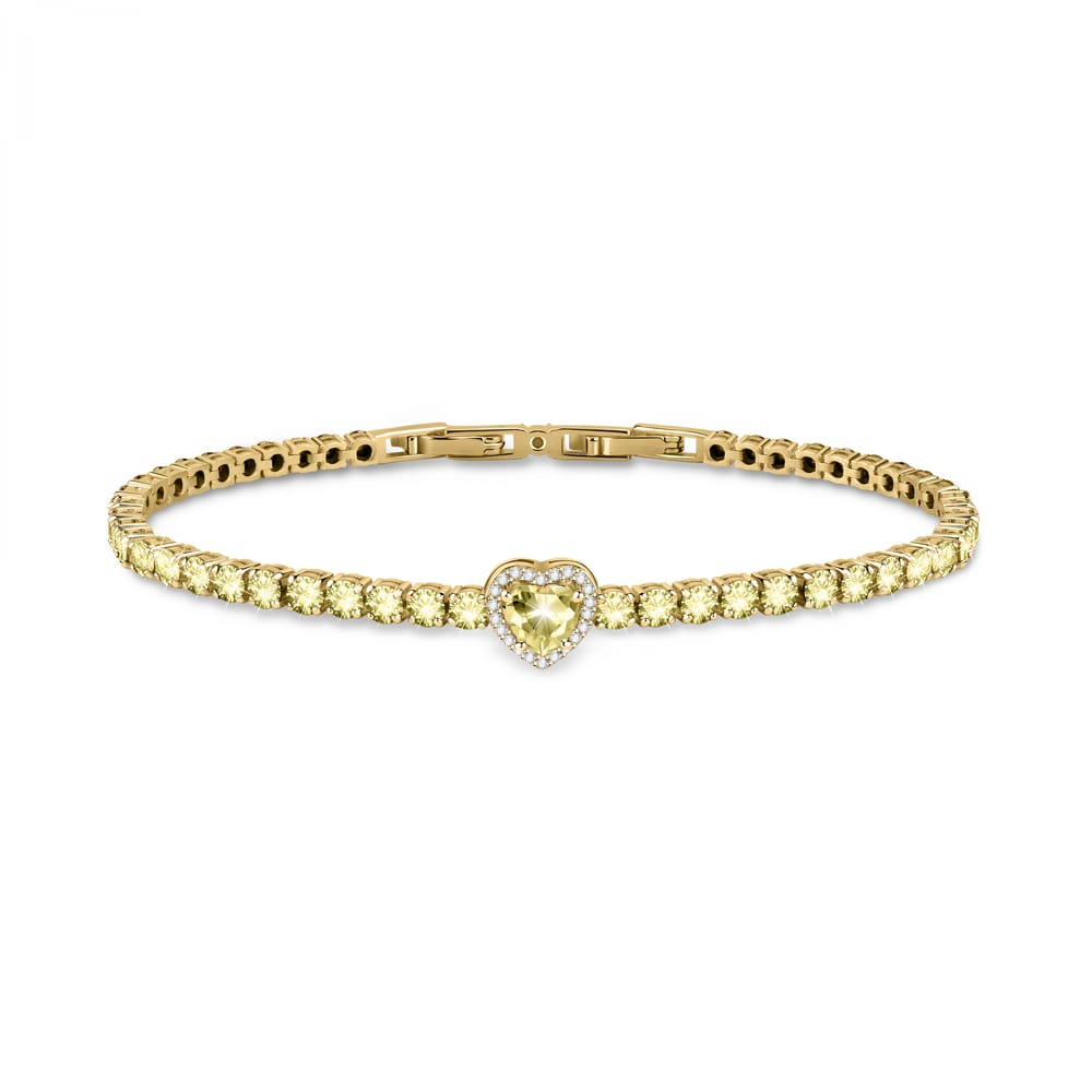 Bracciale Tesori in Argento Dorato e Cristalli – Morellato SAVB10