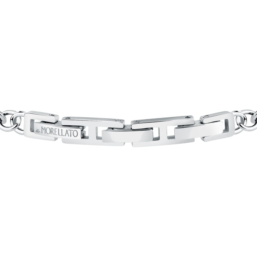 Bracciale Versilia in Acciaio Bicolore e Cristalli Neri – Morellato SAHB15