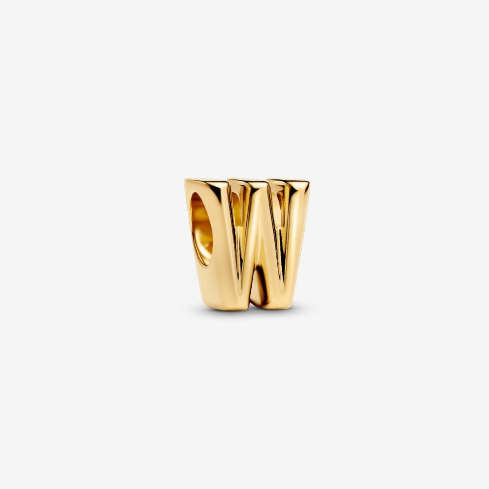 Charm Lettera W piccola