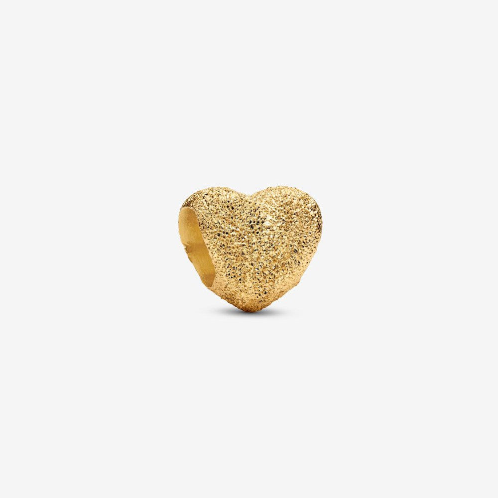 Mini Charm Cuore effetto diamantato