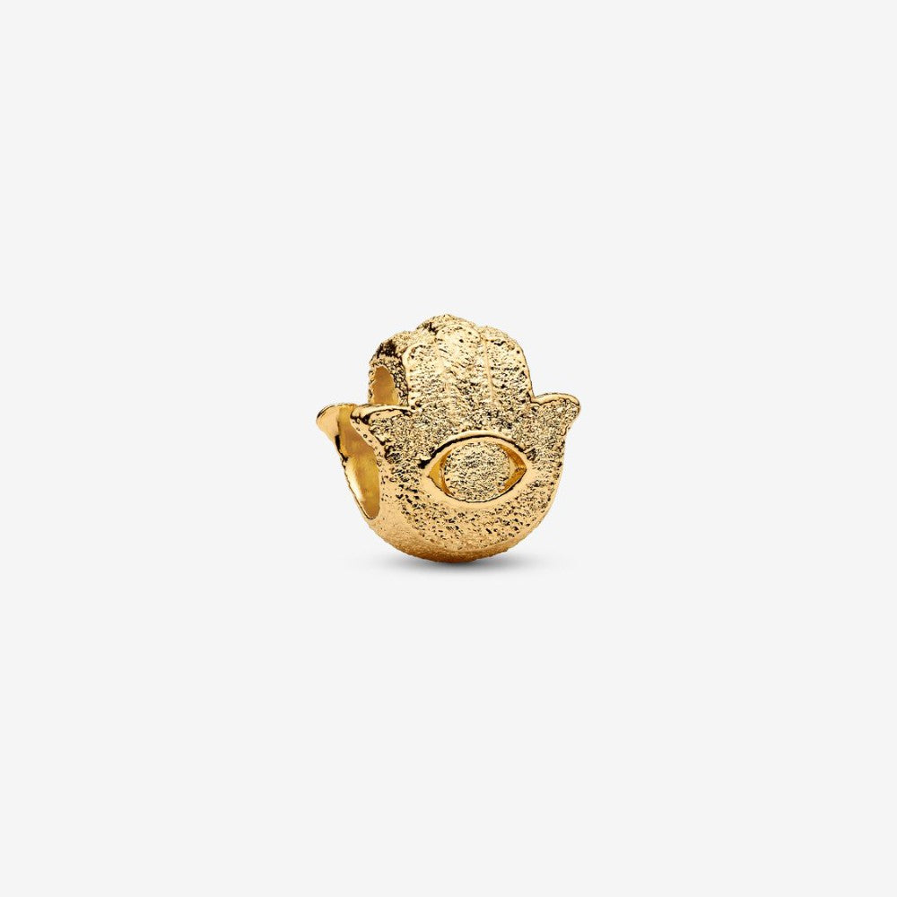 Mini Charm Mano di Fatima effetto diamantato