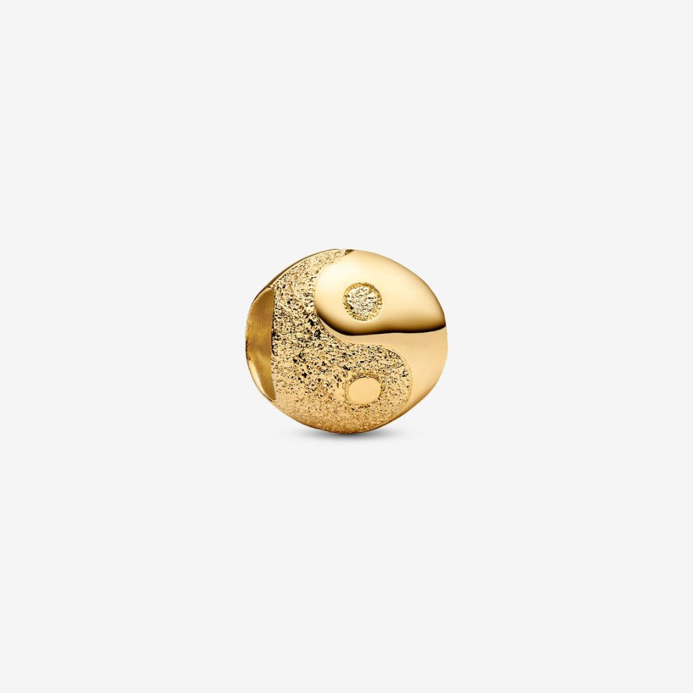 Mini Charm Yin & Yang effetto diamantato