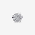 Mini Charm Zampa effetto diamantato