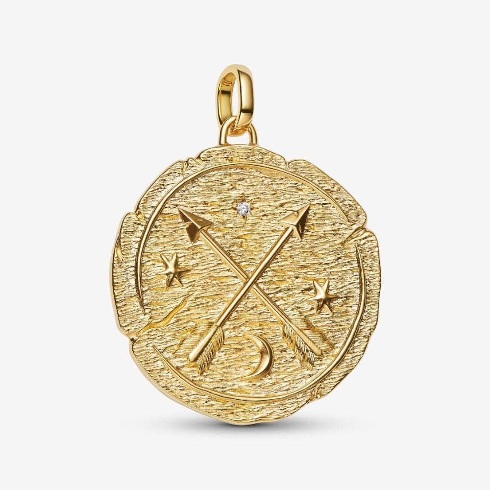 Charm Medallion Grande Frecce "Ad Meliora"