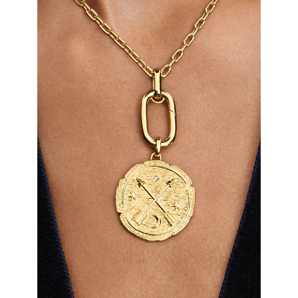 Charm Medallion Grande Frecce "Ad Meliora"