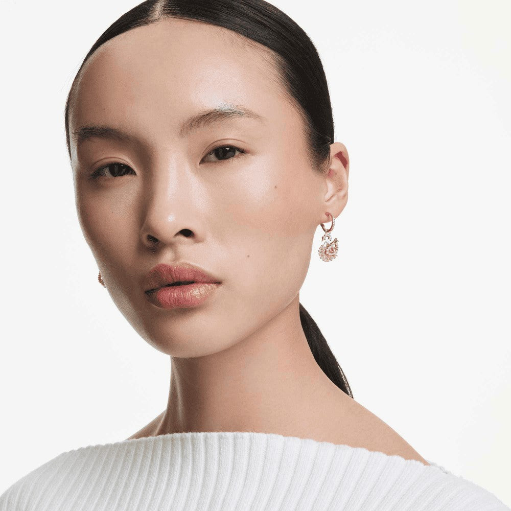SWAROVSKI | Orecchini pendenti Swan