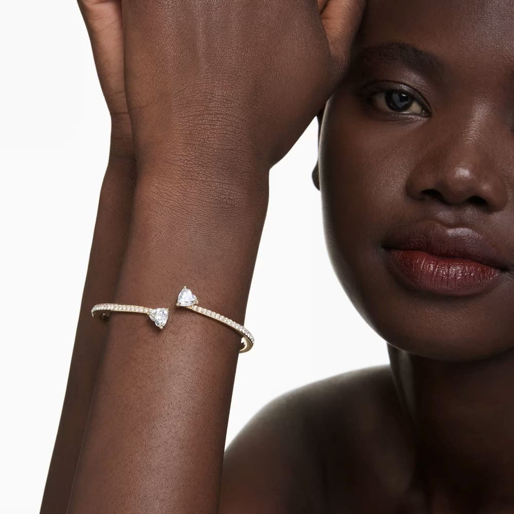 MESMERA:BRACCIALE RIGIDO WHITE/GOS