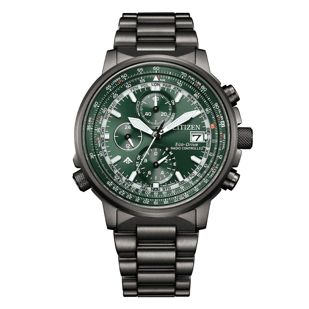 CITIZEN | Crono Pilot Acciaio 41mm