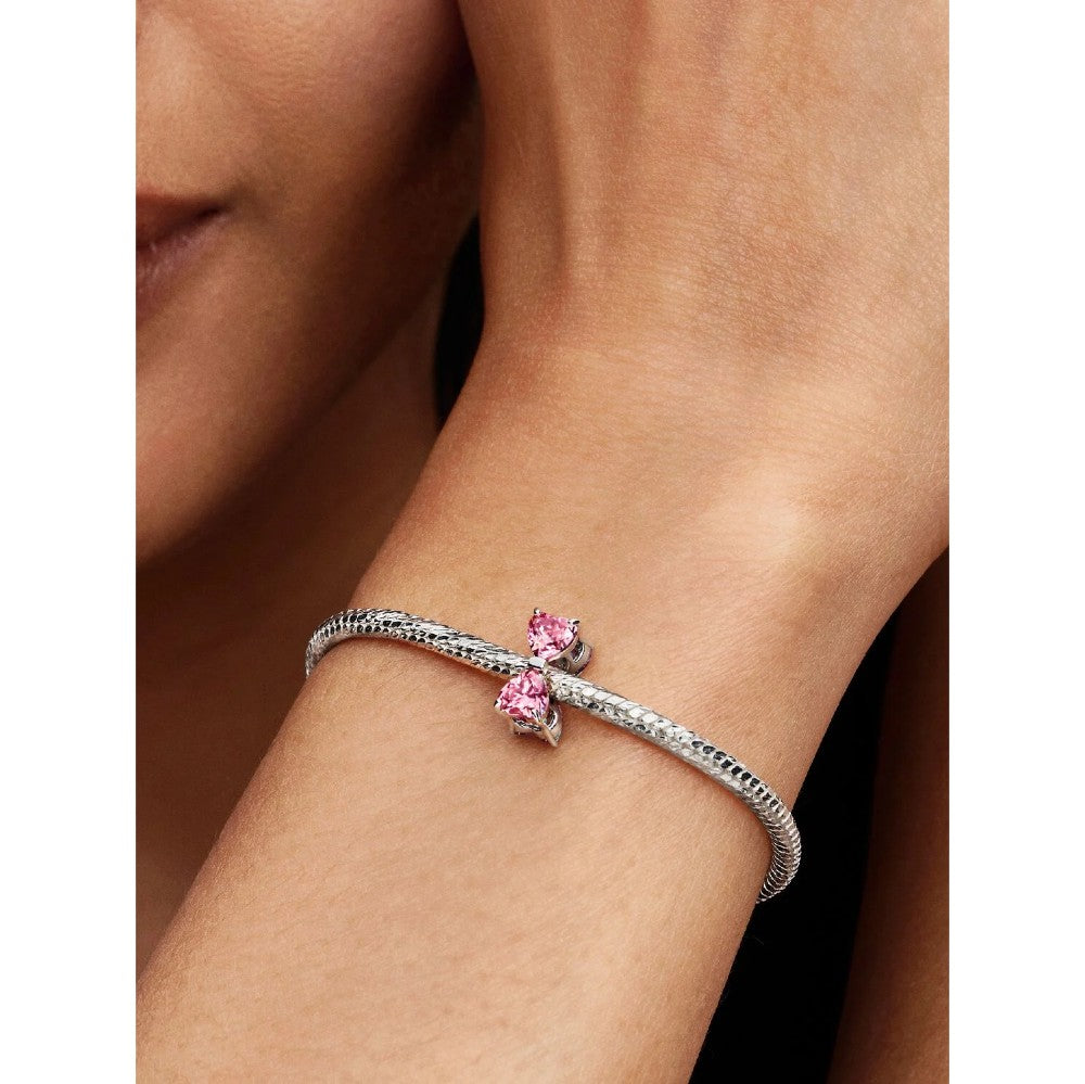 Charm Fiocco Luminoso Rosa