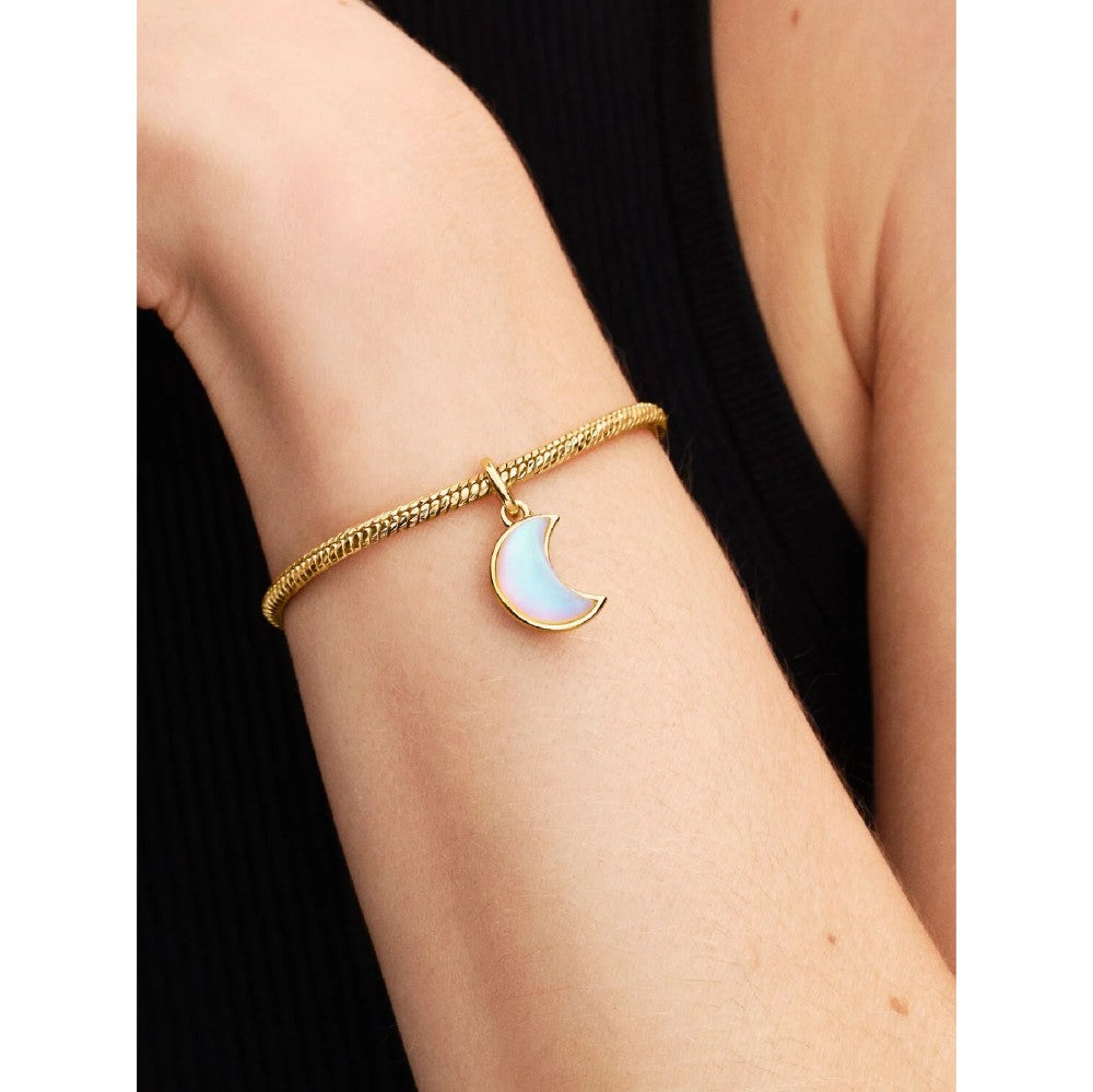 Charm Pendente Luna Crescente Luminosa