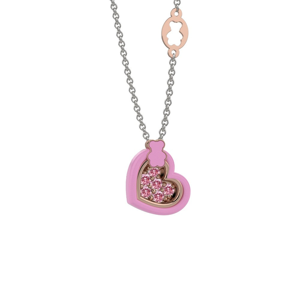 NANAN | Collana Cuore rosa | NAN0406
