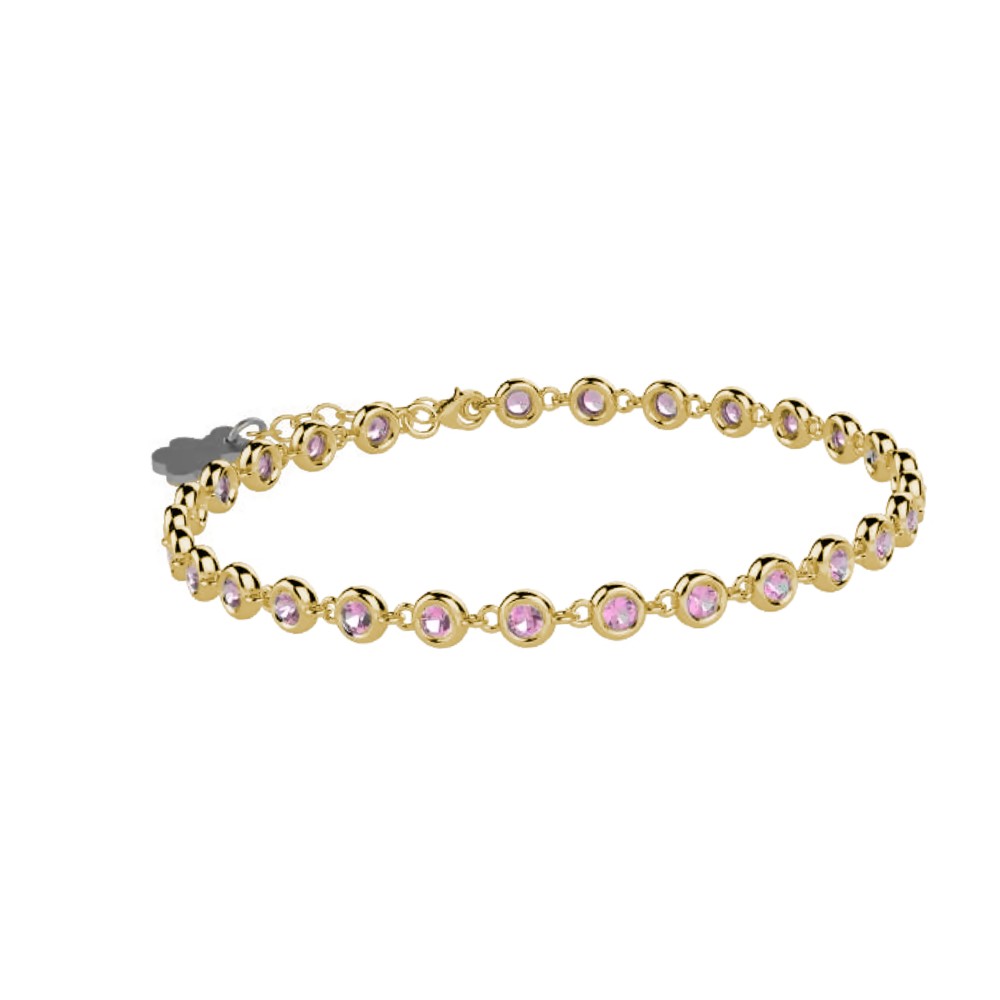 NANAN | Bracciale Tennis Pietre Rosa | NAN0523