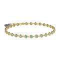 NANAN | Bracciale Tennis Pietre Azzurre | NAN0522