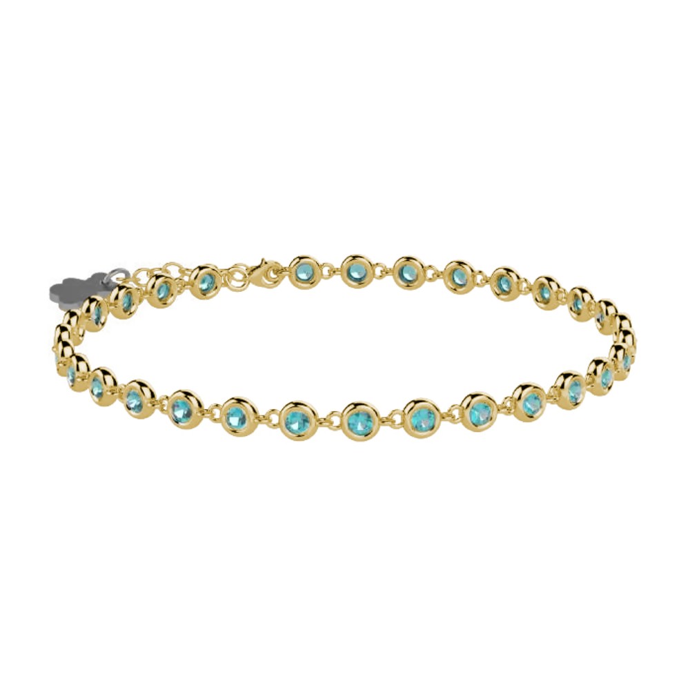 NANAN | Bracciale Tennis Pietre Azzurre | NAN0522