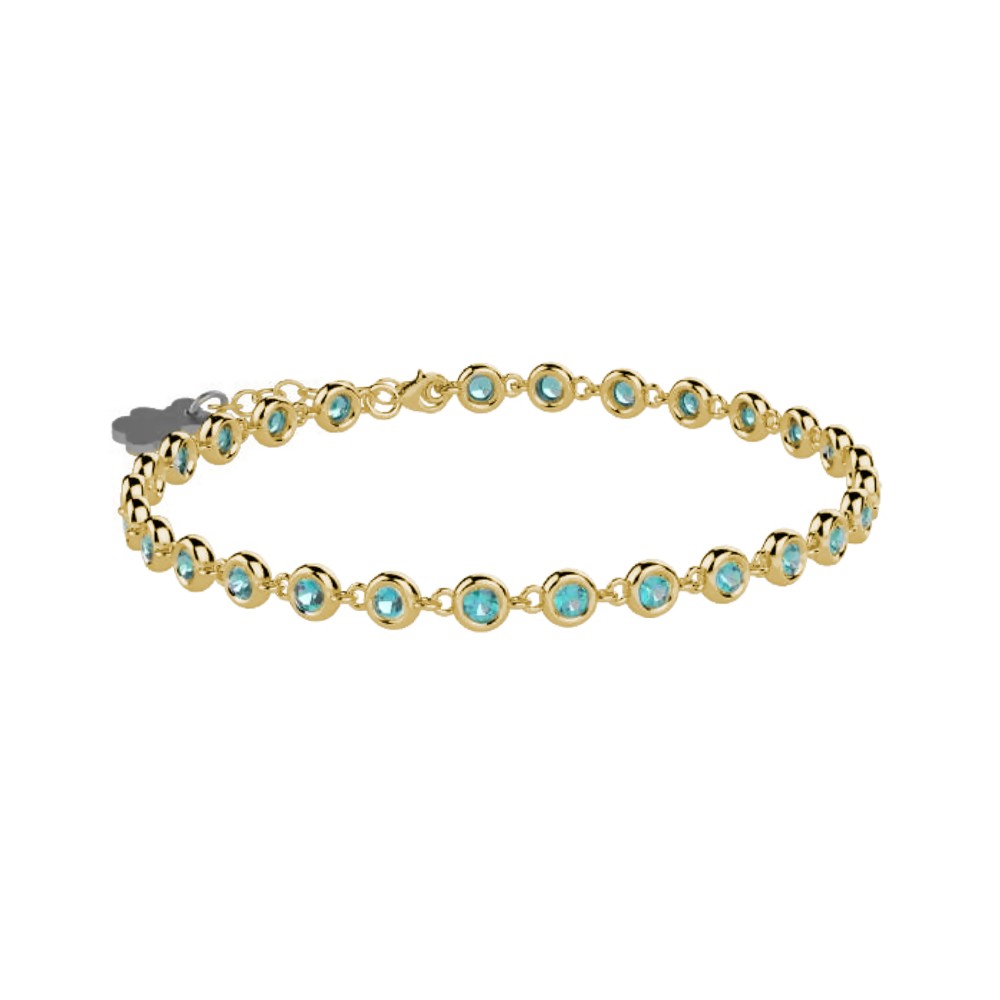NANAN | Bracciale Tennis Pietre Azzurre | NAN0521